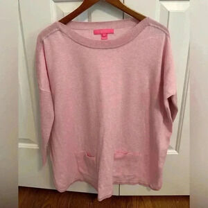 Lilly Pulitzer Pink Cobo sweater size Small